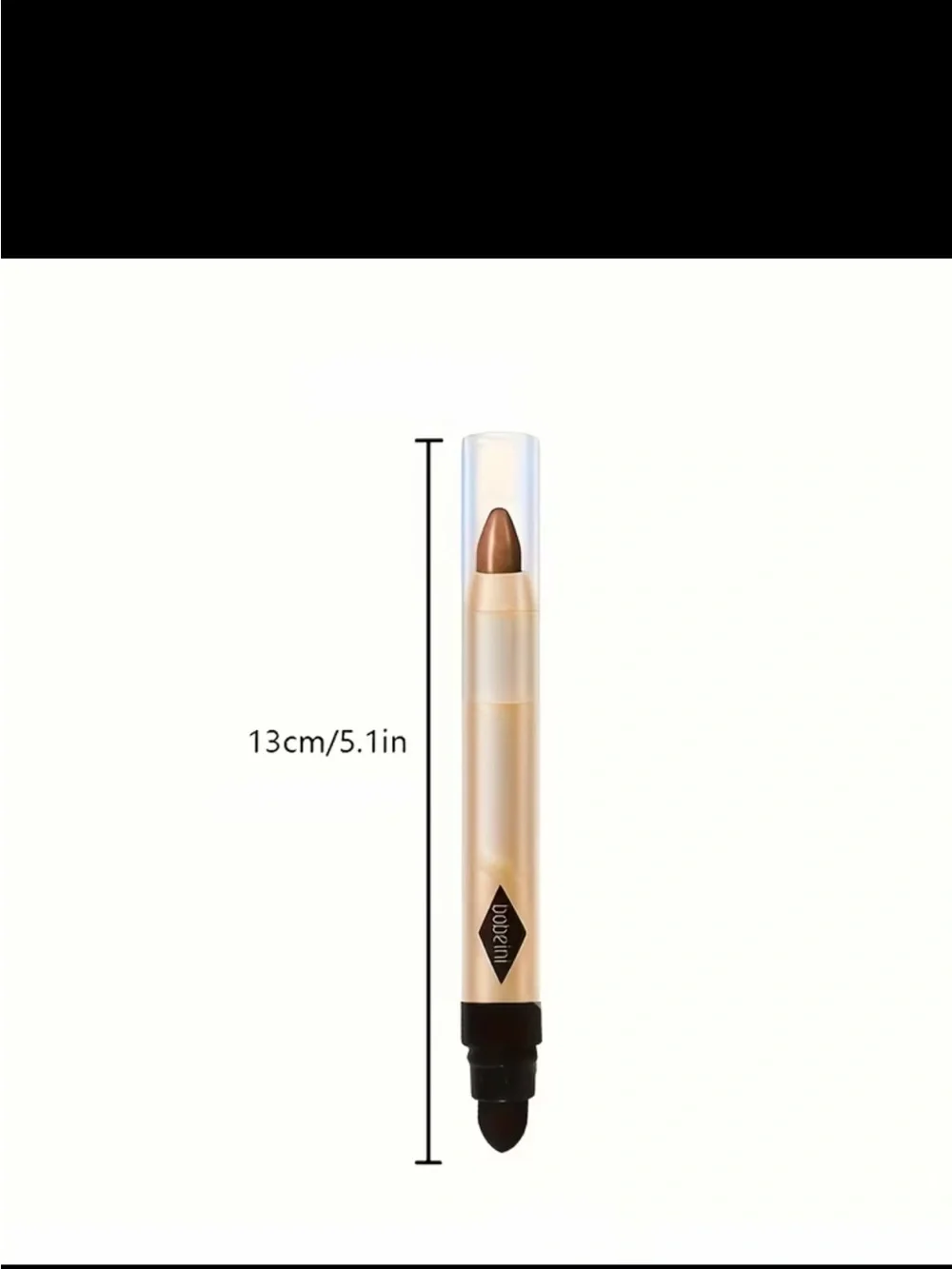 6-Piece Phantom Glitter Shimmer Eyeshadow Pencil Set with Sponge Applicators NEW